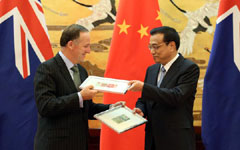 China, New Zealand agree on six initiatives