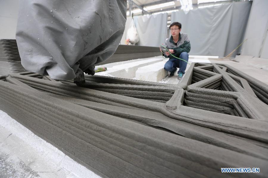 3D-printed houses built in Shanghai