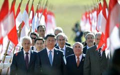 China, Brazil close plane, finance, infrastructure deals