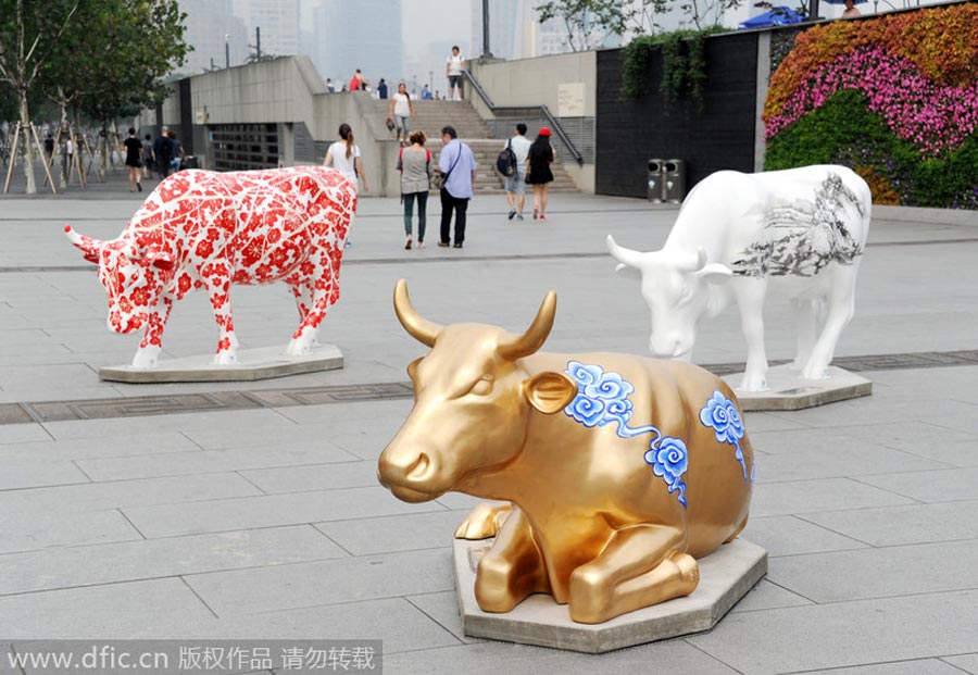 CowParade arrives in Shanghai