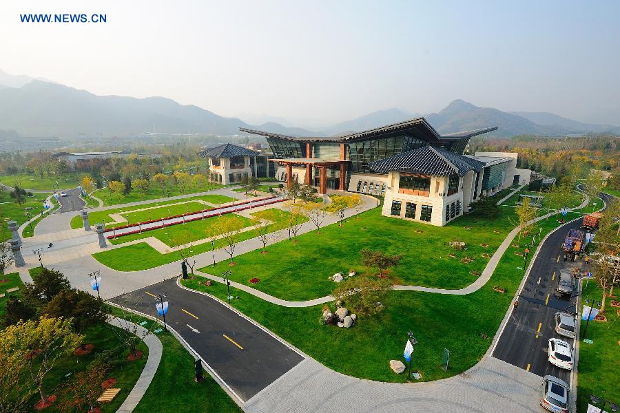 Scenery of APEC venue Yanqi Lake in Huairou District