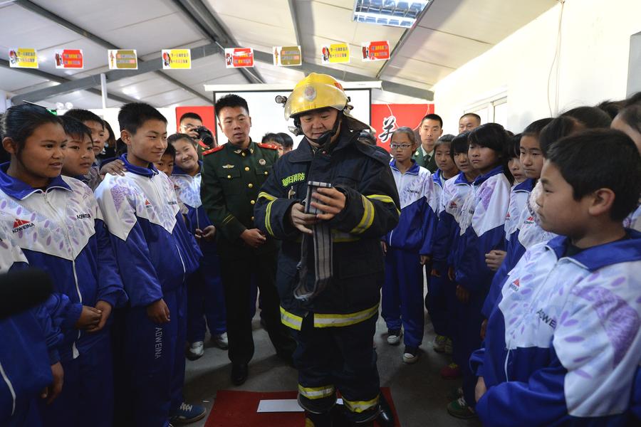 Fire fighting drills held across China