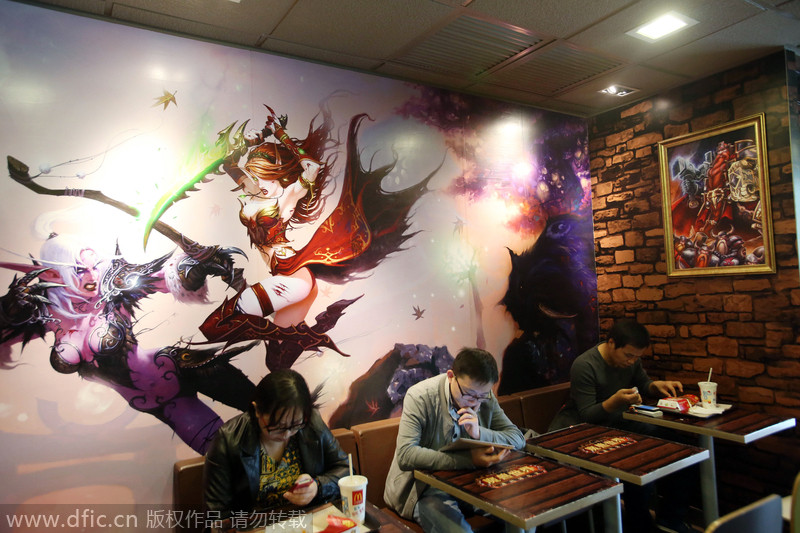 McDonald's opens Warcraft-themed outlet in Shanghai