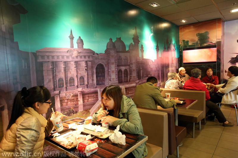 McDonald's opens Warcraft-themed outlet in Shanghai