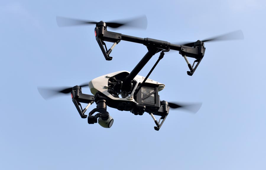 Ultra-high-definition camera drone debuted in Shenzhen