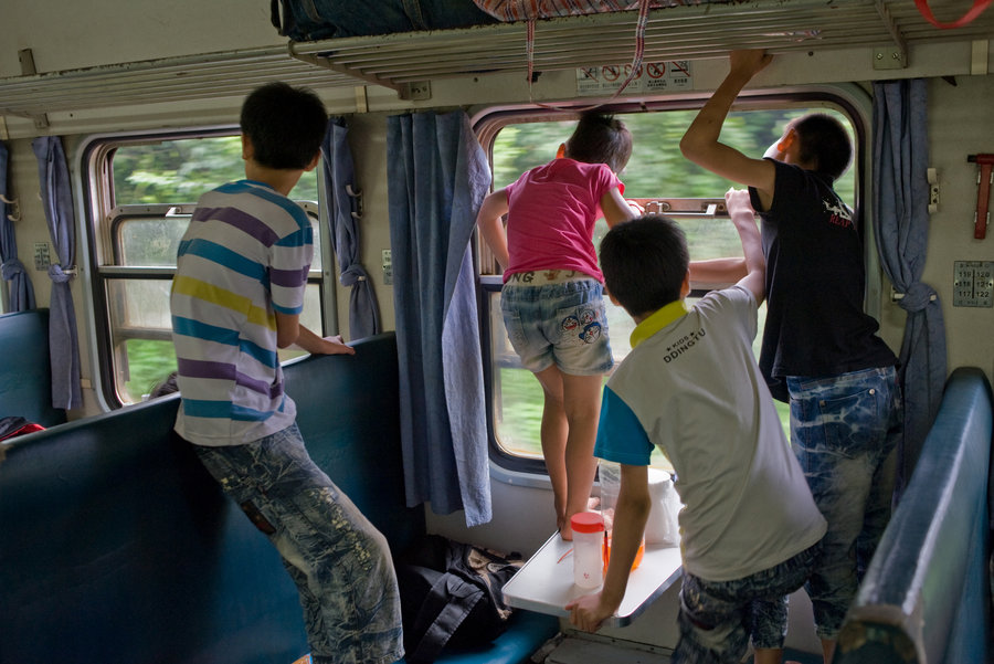 Chinese on the 'green trains'