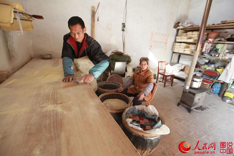 Village of hand-made noodles