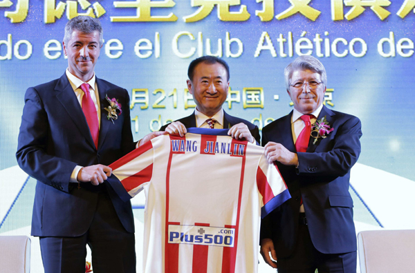 Chinese real estate giant buys stake in Atletico Madrid