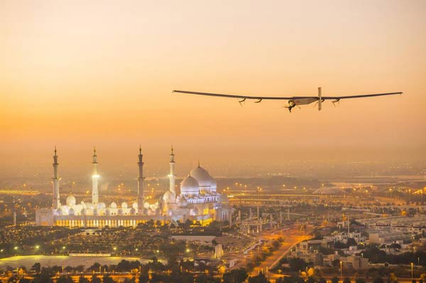 Solar plane's China visit to lift environmental awareness