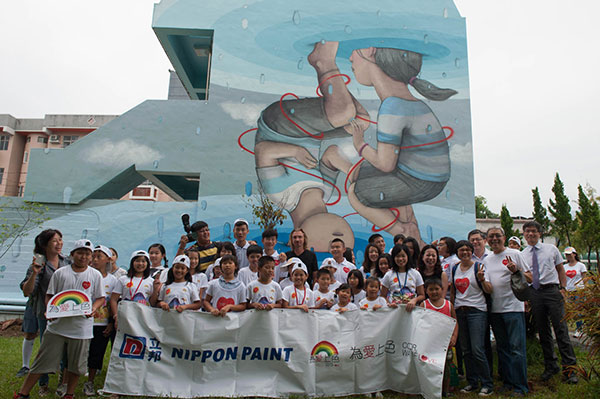 Nippon Paint colors Taiwan schools with local Cultural