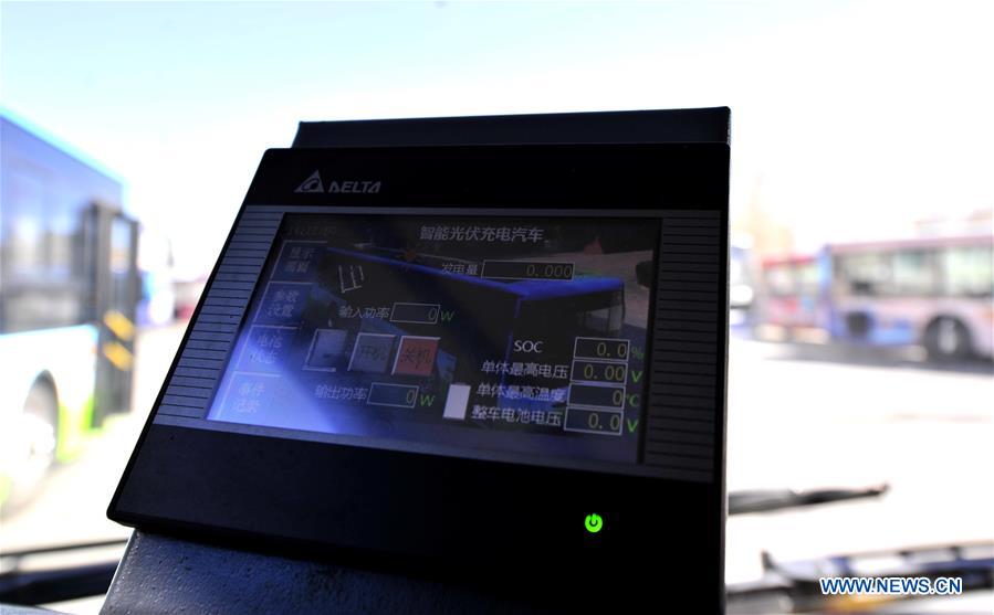 First solar powered public bus operates in Tibet