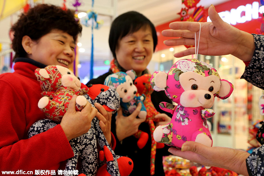 People prepare for Chinese New Year