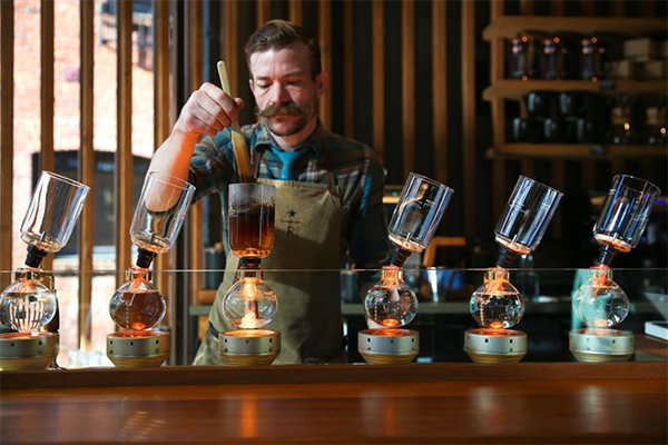 Starbucks opens its first international roastery and reserve tasting room in Shanghai in 2017