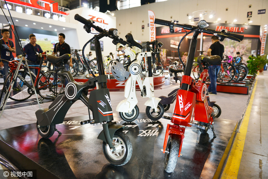 Riding on smart cycles in Nanjing