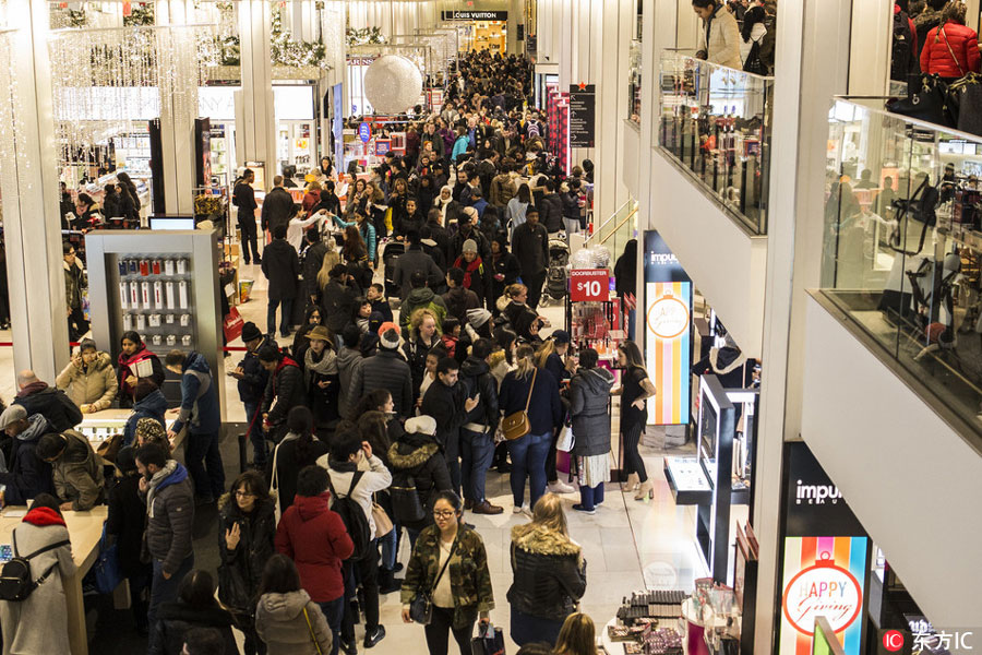 Shoppers splurged during 'Black Friday' sales around the globe