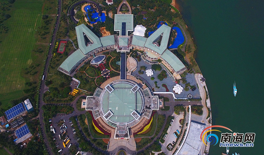 Aerial shots of Boao's breathtaking scenery