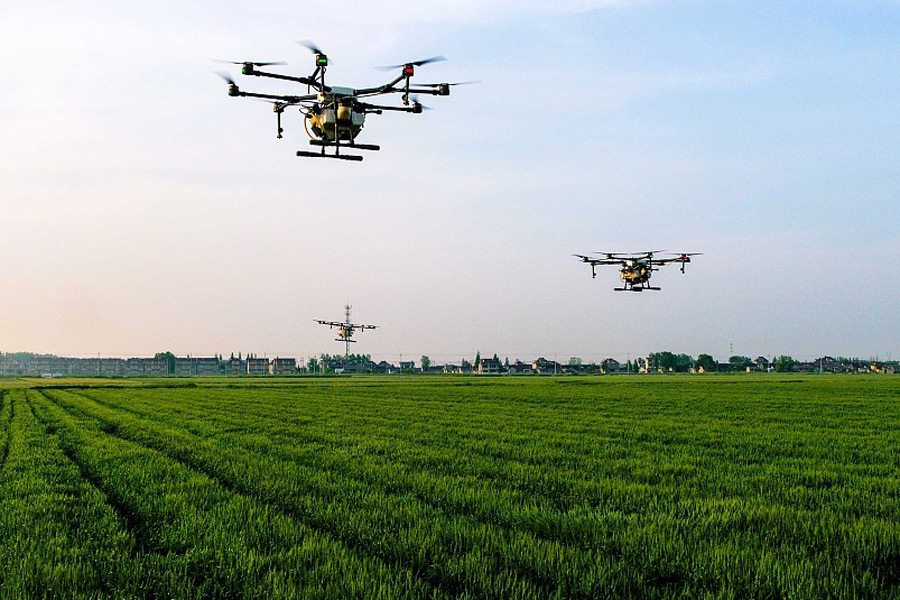 Drones drive intelligent agriculture