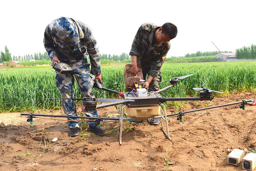 Drones drive intelligent agriculture