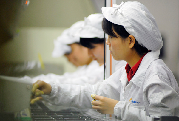 Foxconn ramps up Hunan plant