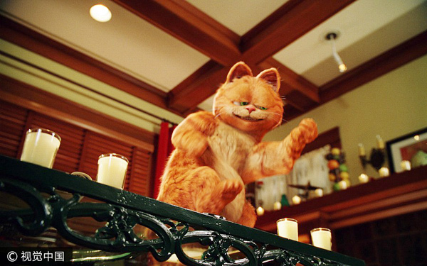 Garfield the star at new Six Flags theme park
