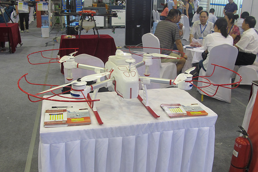 China-developed drones at Silk Road expo in Xi'an