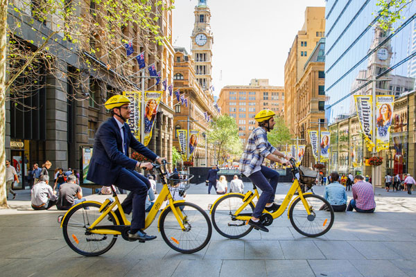 Chinese bike-sharing company Ofo lands in Sydney