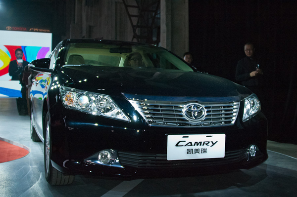 Toyota's new Camry at Auto Shanghai 2013