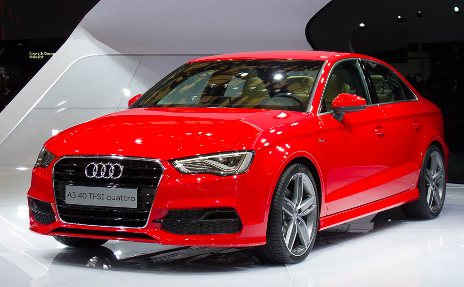 Audi A3 sedan world premiere at Shanghai auto show 2013