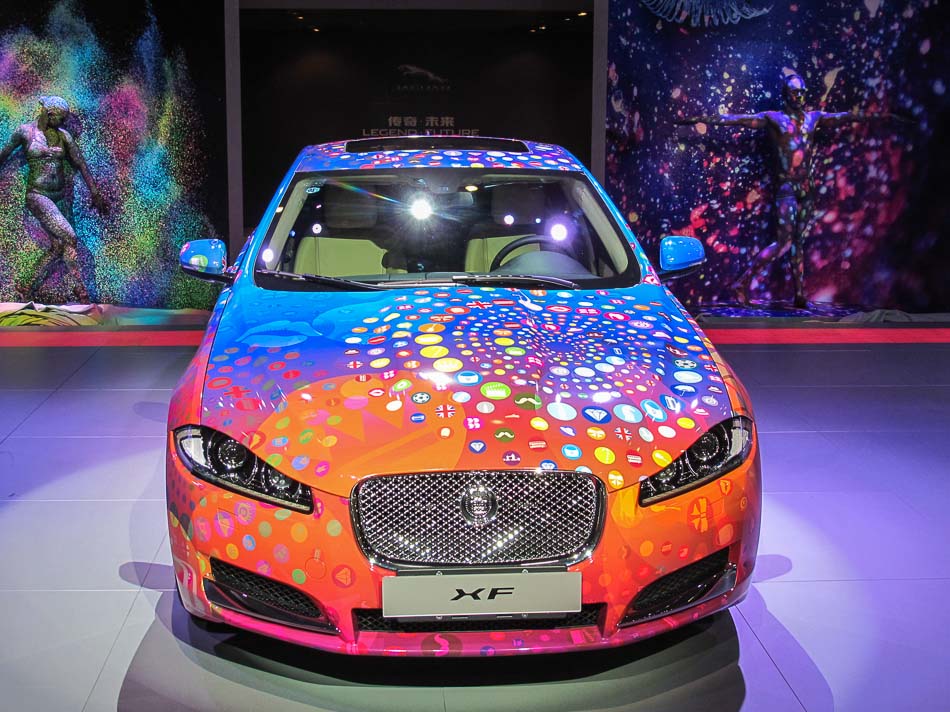 Jaguar XF Art Edition at Chengdu auto show 2013