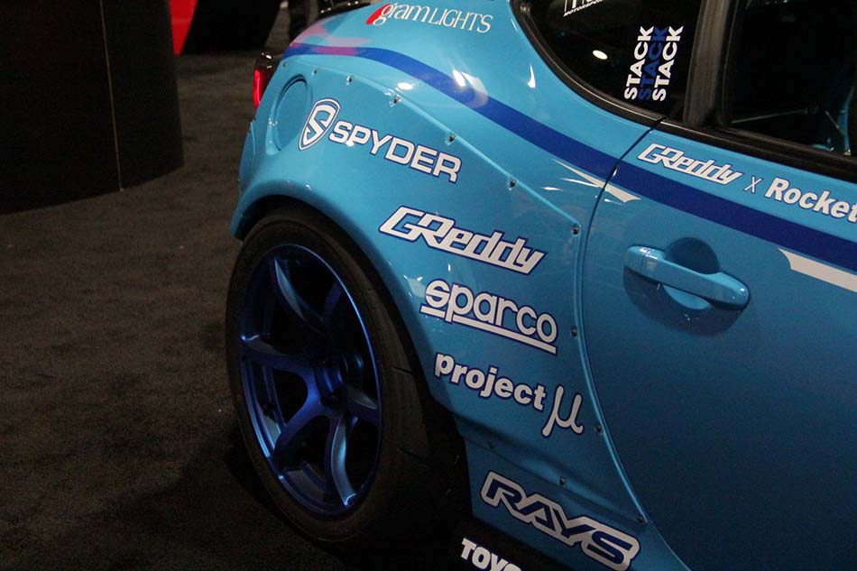 Modified Scion FR-S (Toyota 86) by Spyder at SEMA Show