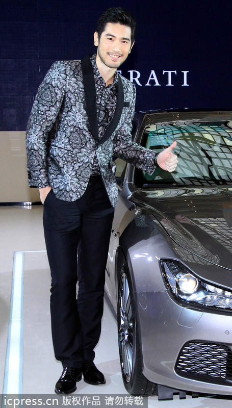 Godfrey Gao I-Hsiang, stars spice up Taipei auto show