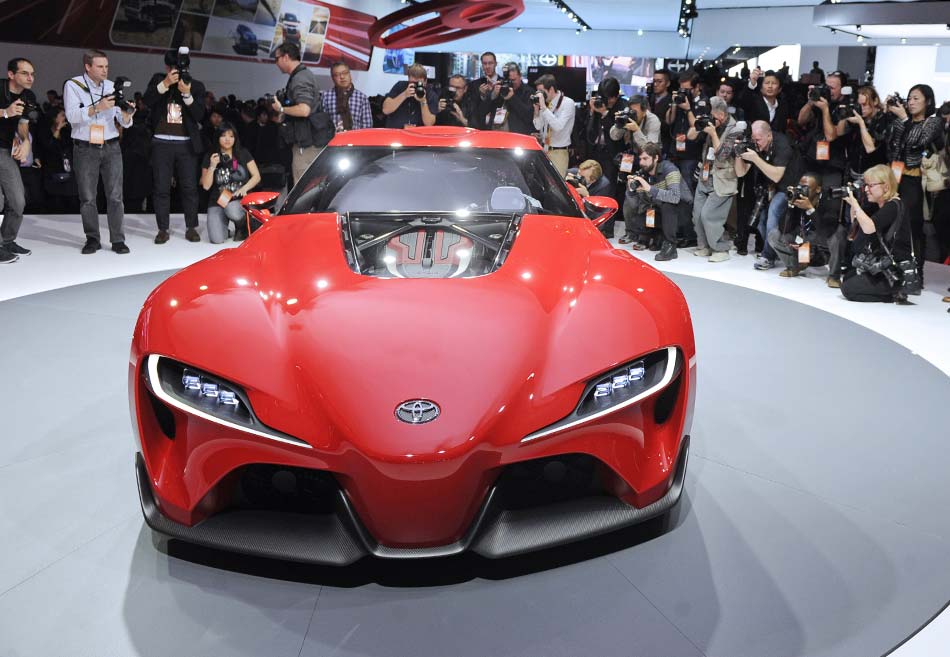 Toyota FT-1 concept car debut at Detroit auto show