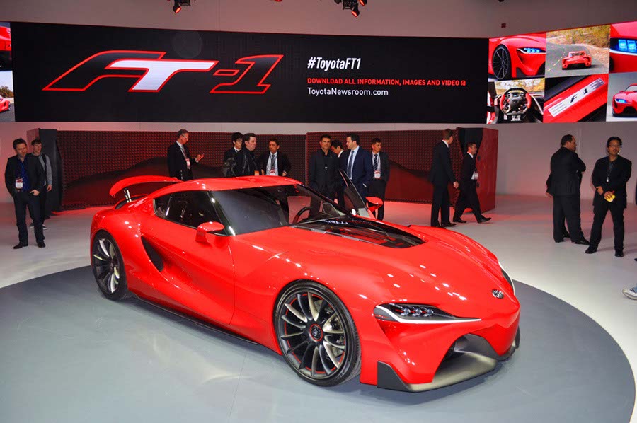 Toyota FT-1 concept car debut at Detroit auto show