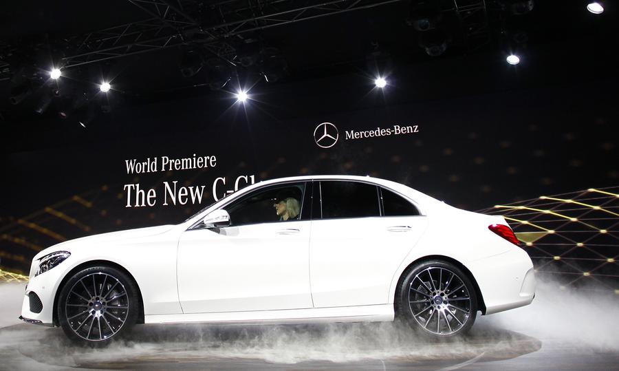 New Mercedes 2015 C-Class at North American Auto Show