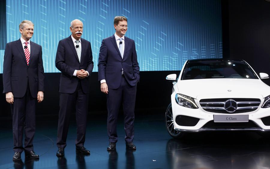 New Mercedes 2015 C-Class at North American Auto Show