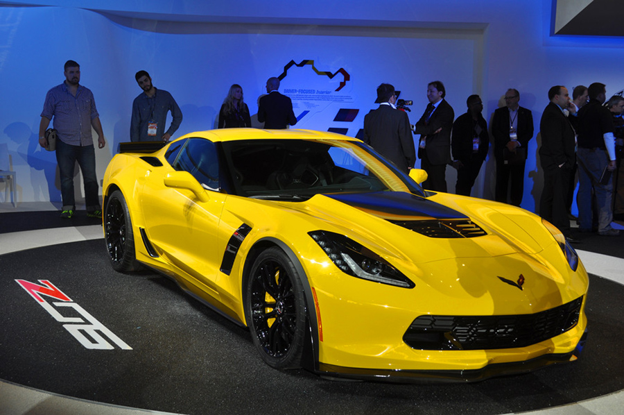 Detroit auto show premiere showroom