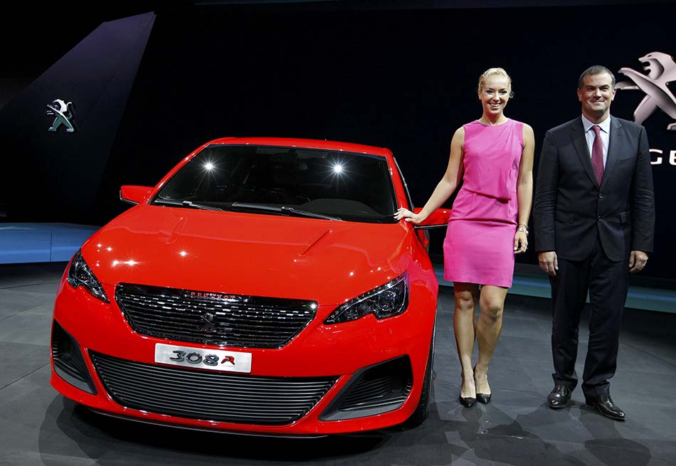 Peugeot 308 R car at the Frankfurt Motor Show