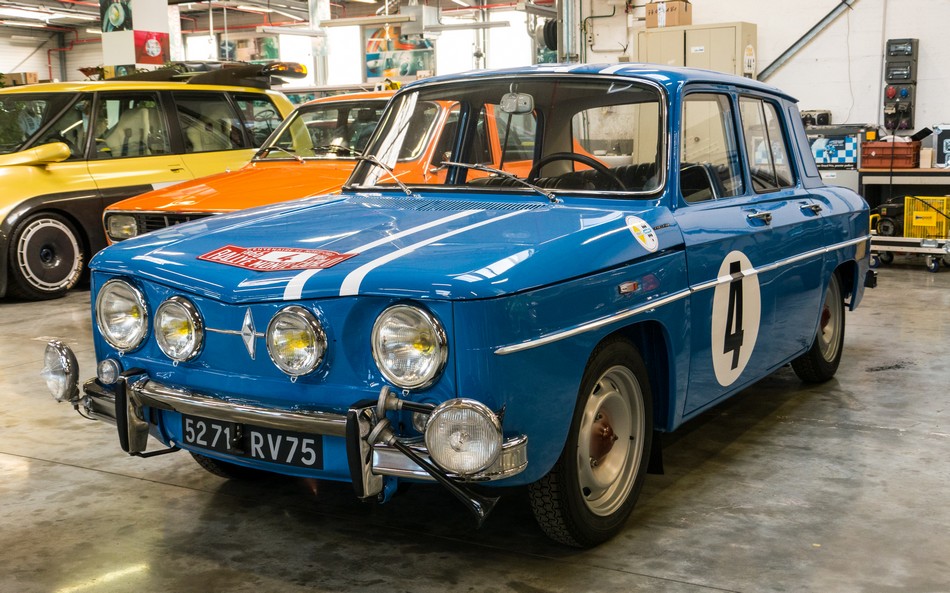 Renault classic cars in Paris workshop