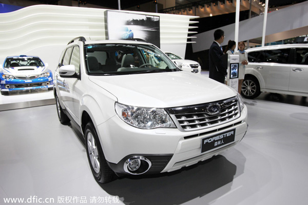 Top 10 biggest recall of cars in China in 2014