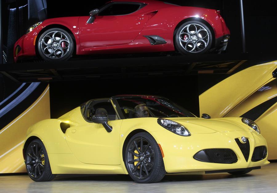 Fancy sportscars premiere at Detroit auto show