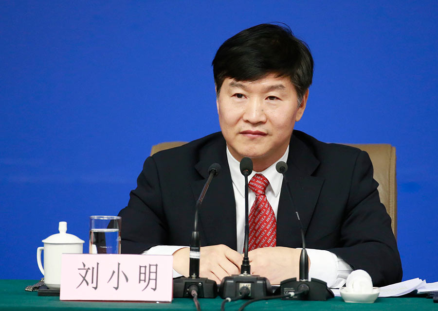 Minister of transport attends press conference of 12th NPC