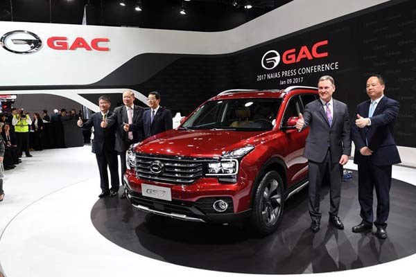 Chinese companies pop stars at Detroit Auto Show