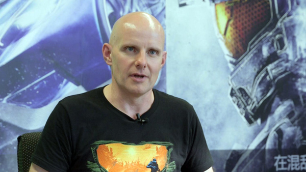 He's saying Chinese fans are super dedicated, Q&A with Halo director Frank O' Connor