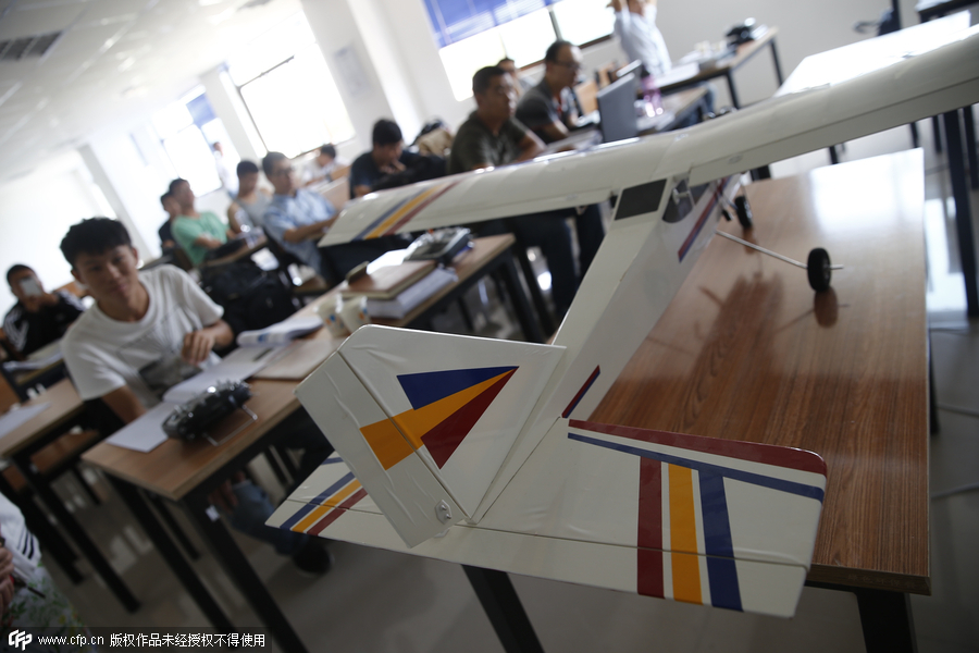 Drone training schools turn hot in China