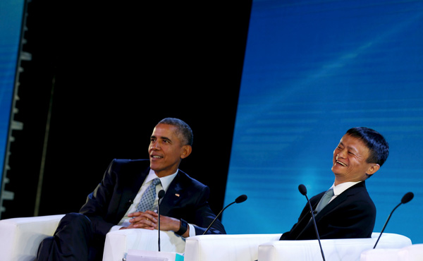 Shunning protocol, Obama interviews Alibaba billionaire Jack Ma