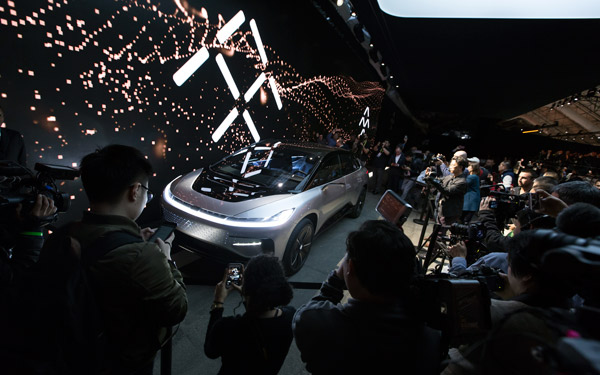 Faraday Future launches new EV at CES