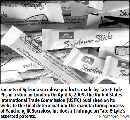 ITC ruling sweet for JK Sucralose