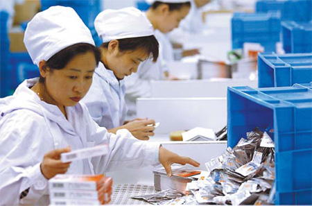 Pharmaceutical giants eye China's booming market