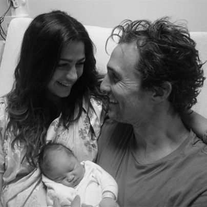 Matthew McConaughey's award-winning baby