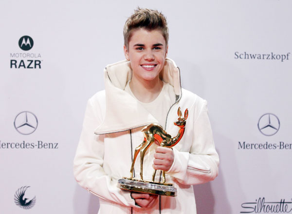 Justin Bieber, Lady Gaga get Bambi media awards